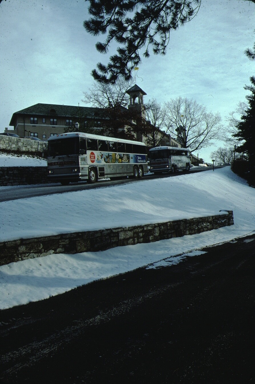 Capital MCI bus Kodachrome original Kodak slide