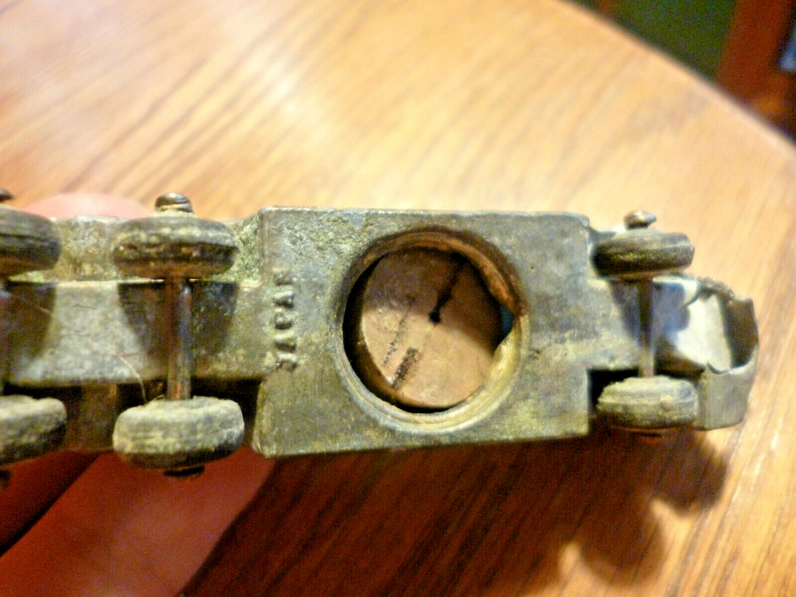 Vintage Die Cast Metal Greyhound Bus Pepper Shaker JAPAN Unique!