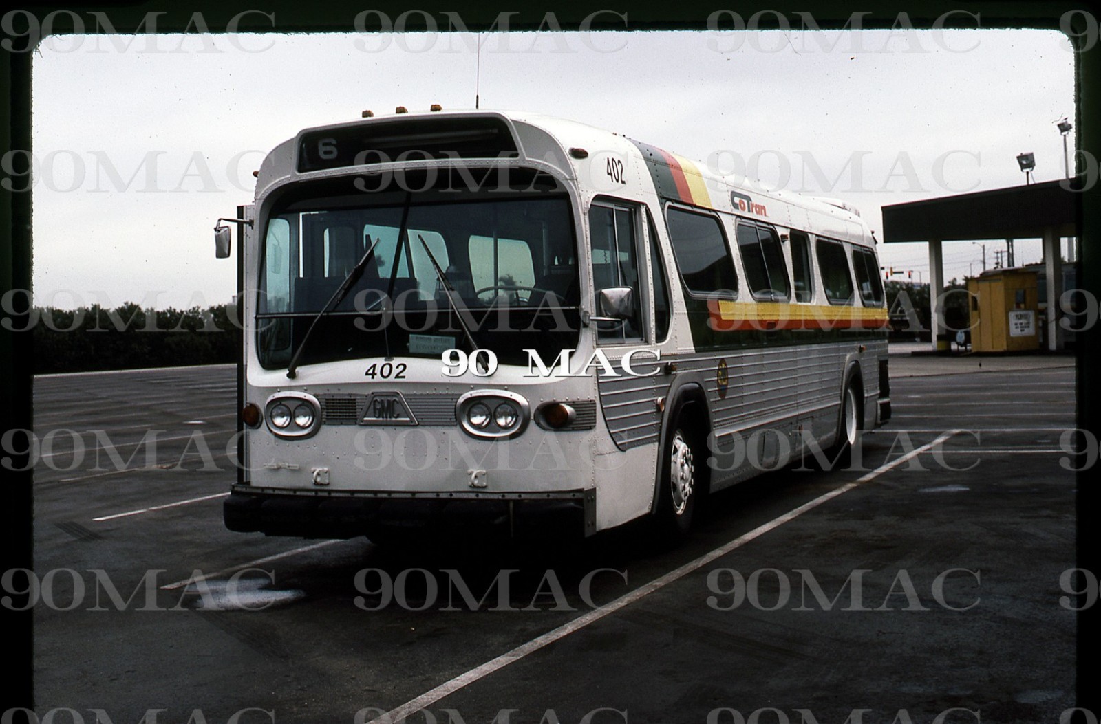 COTRAN. GM COACH BUS #402. West Palm Beach (FL). Original Slide 1985.