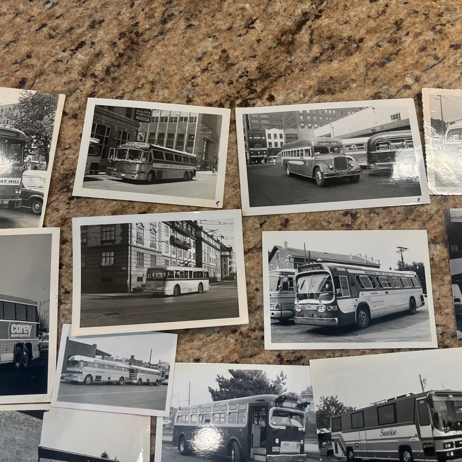 Lot Of 50 black and white bus photographers