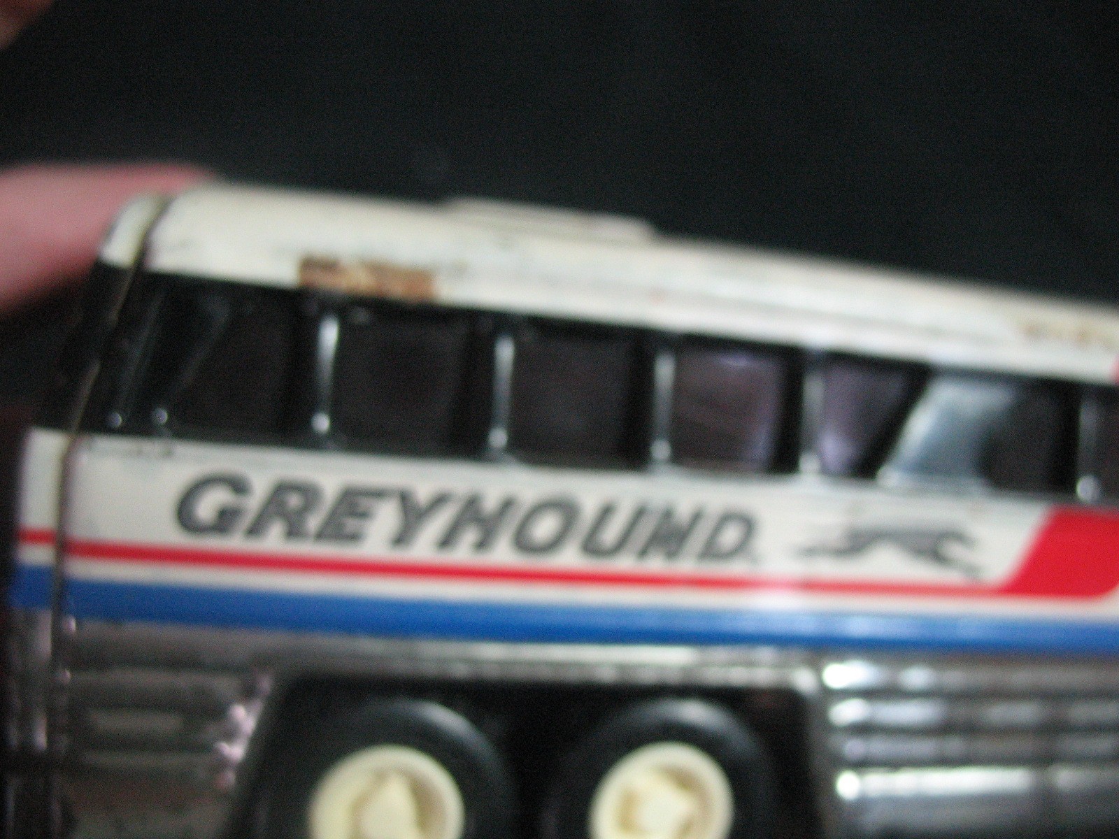 1979 Buddy L Greyhound Bus Americruiser 4950 Tin Toy Japan