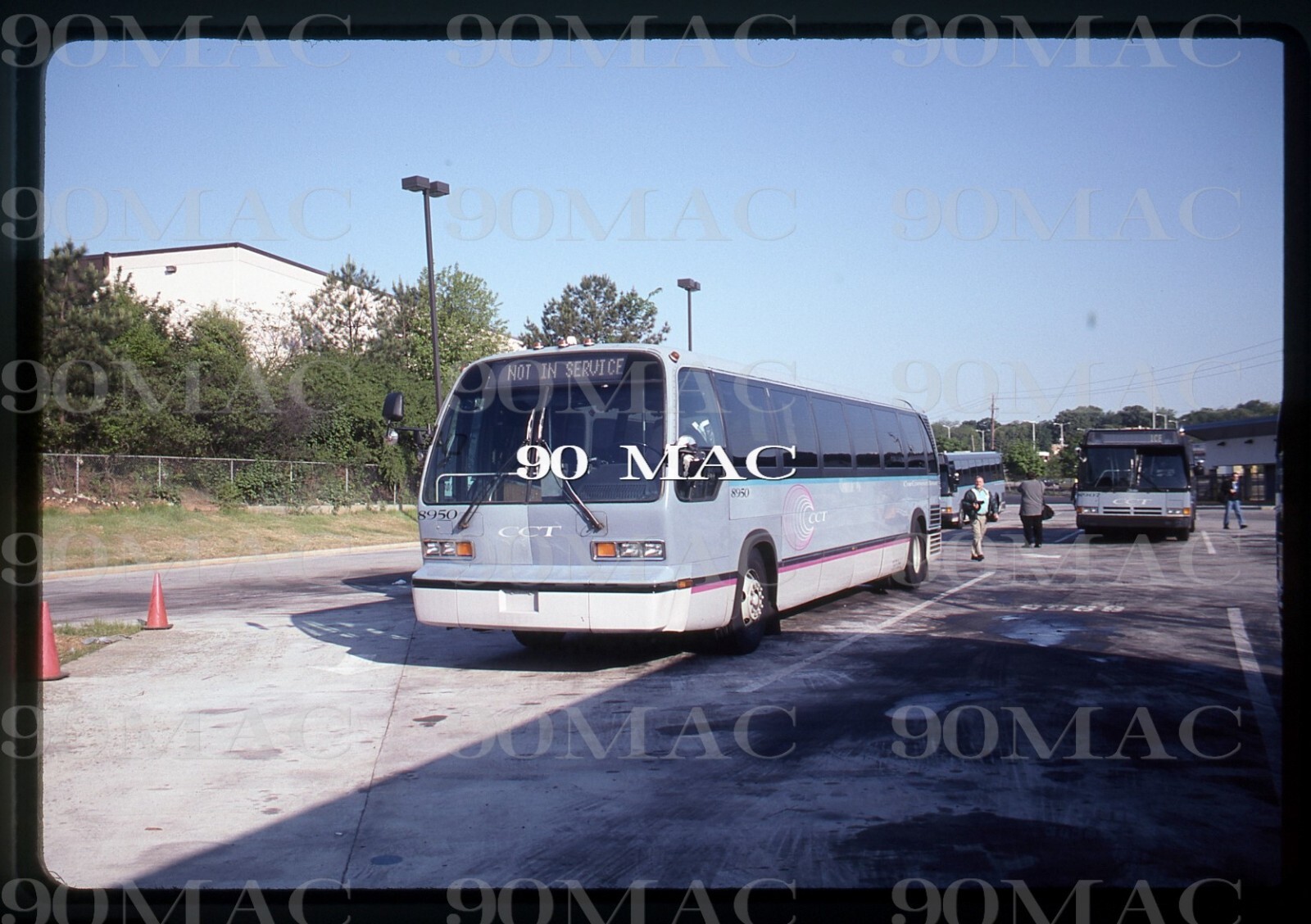 COBB COMMUNITY TRANSIT. GM RTS BUS #8950. Marietta (GA). Original Slide 1995.