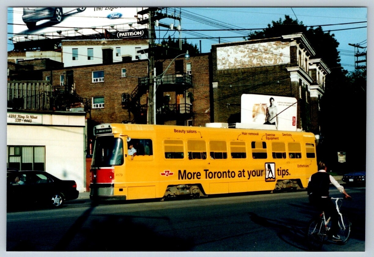 TTC Streetcar #4179 ‘Yellowpages’ Wrap, Toronto (Parkdale), Kodak 4×6 Print