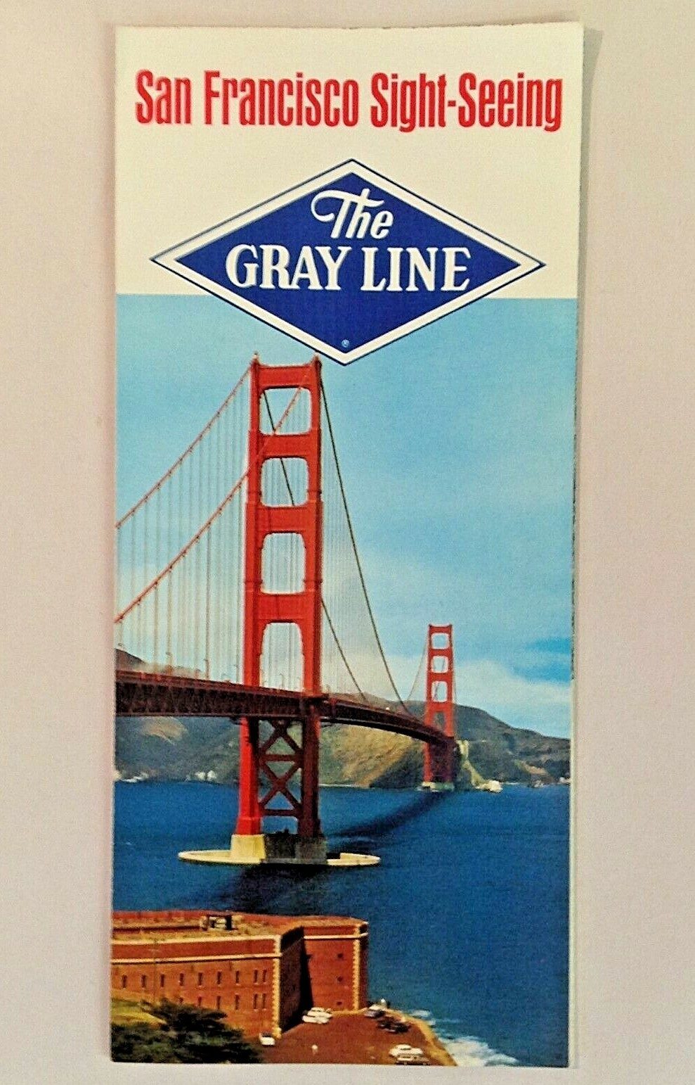 Vintage 1960’s Color Brochure The Gray Line San Francisco Sight-Seeing Tours CA