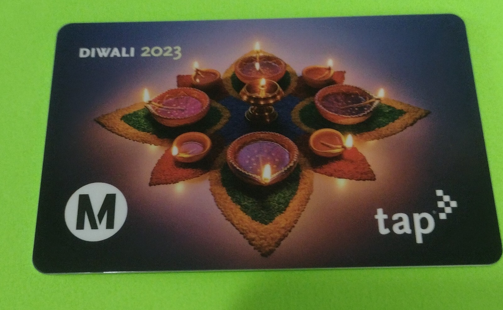 Los Angeles Metro Diwali 2023 TAP Fare Card Bus Subway