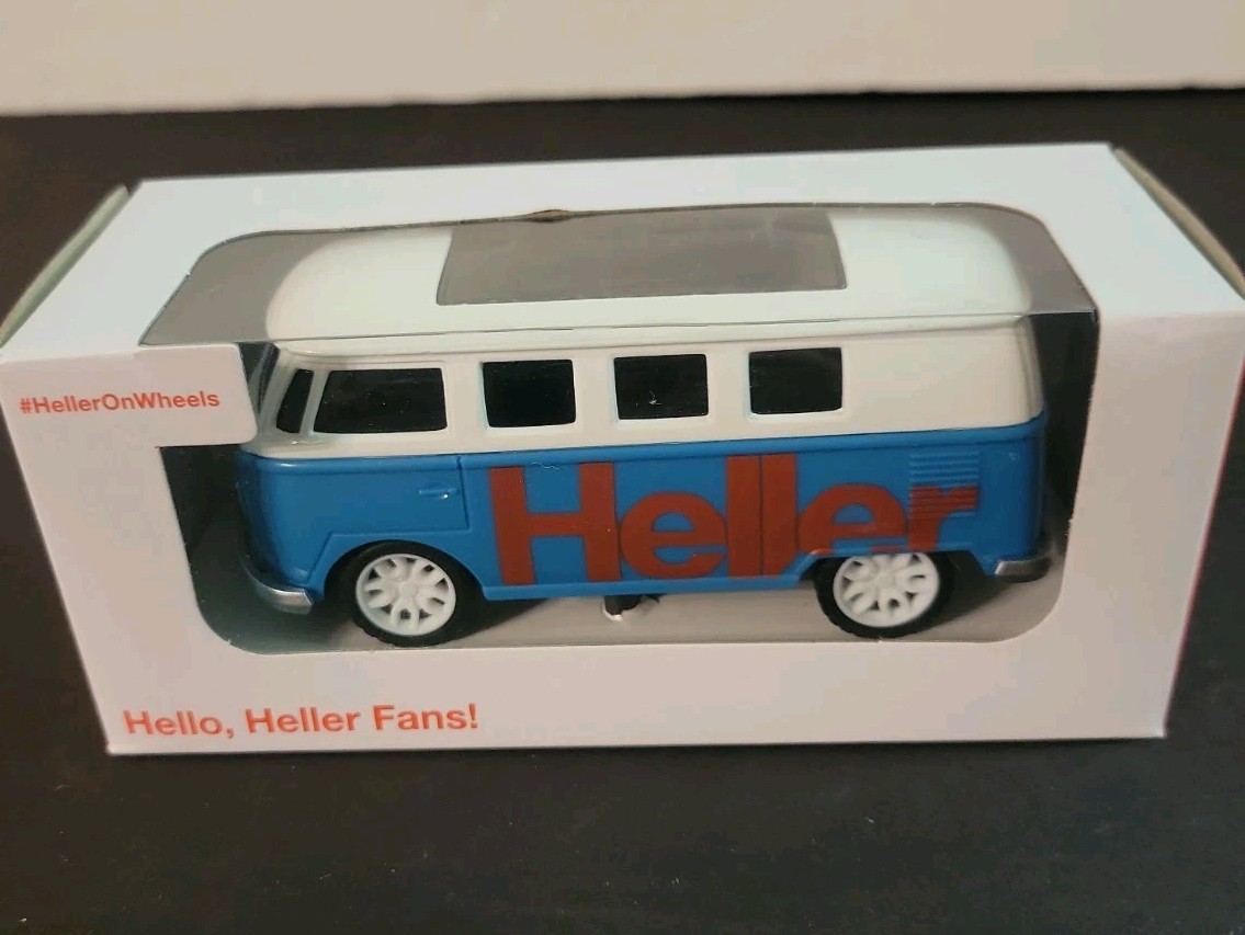 VW MINI BUS HELLER #HellerOnWheels 5” 1:32 Scale In Box Collectible