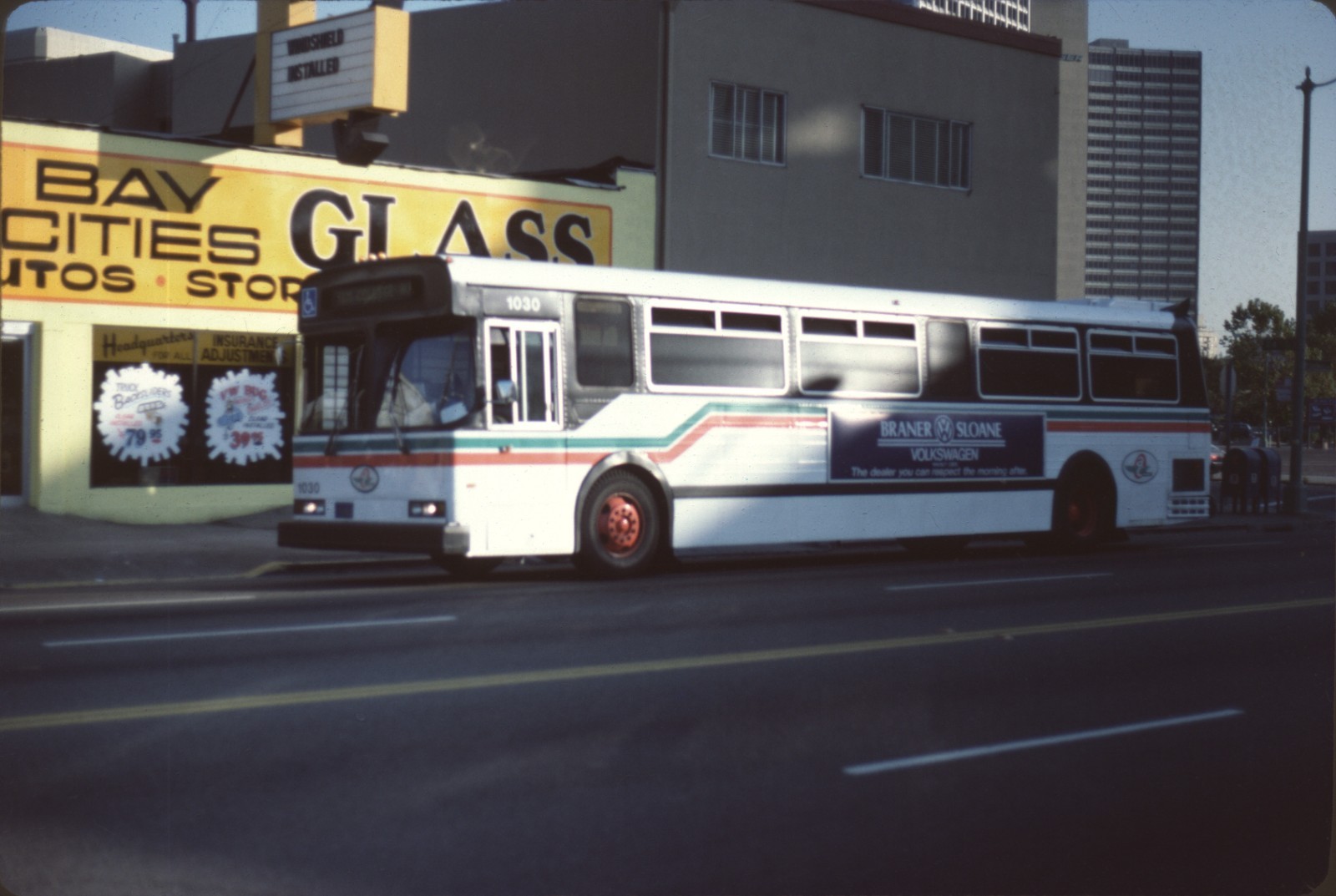 AC Transit Flyer Bus Kodachrome Original Kodak Slide