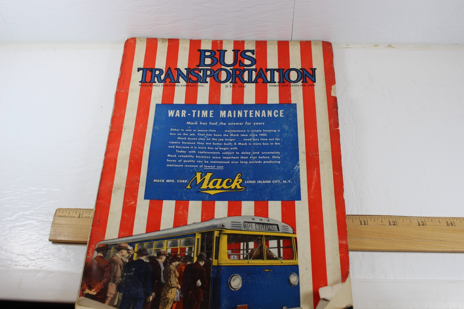 1942 Bus Transportation Book