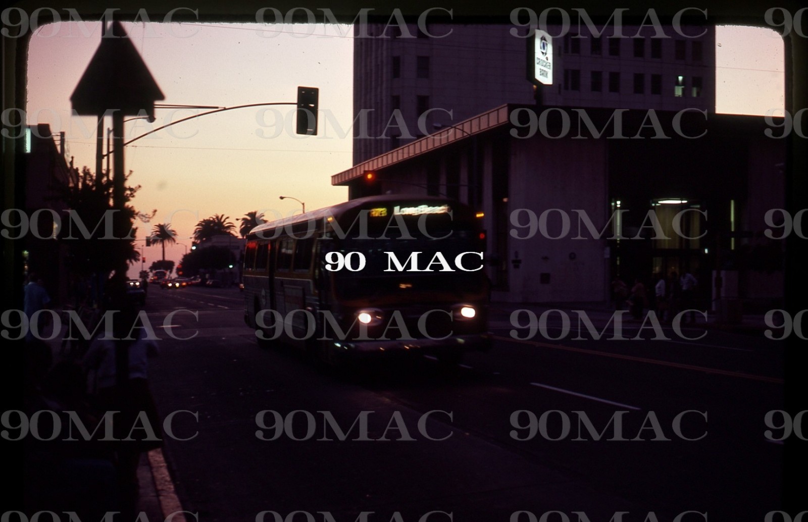 SCRTD-RTD. Santa Monica (CA). Original Slide 1980. BUS #5250.