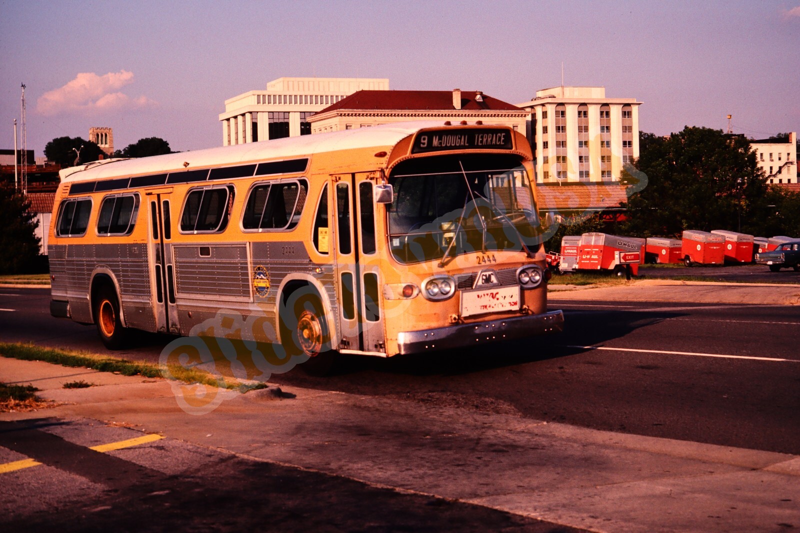 Vtg 1985 Bus Slide 2444 GMC McDougal Terrace X4A124