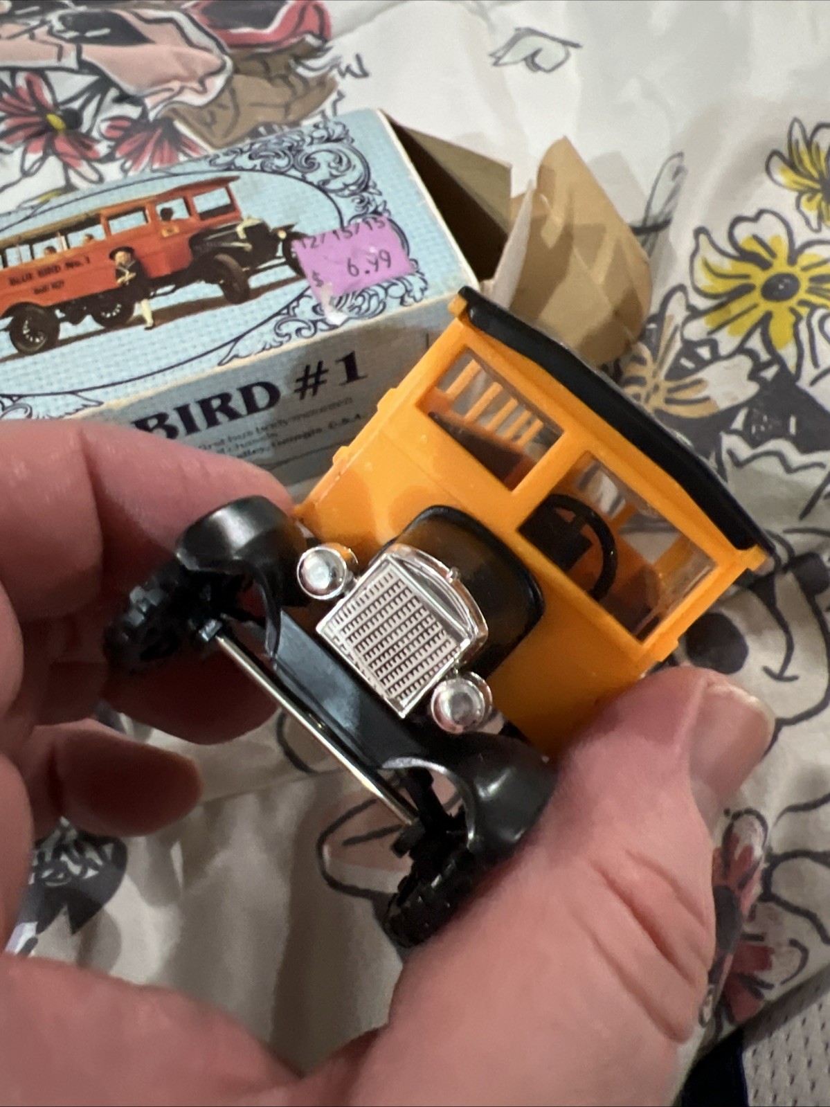 VTG Jimson 380 1927 Ford Model T Blue Bird No. 1 Plastic Scale Model School Bus