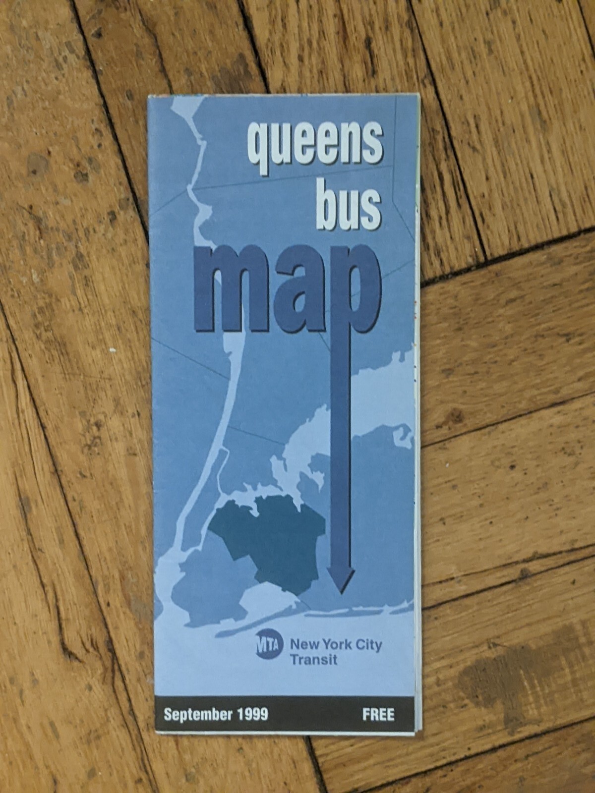 NYC Queens Bus Map – September 1999