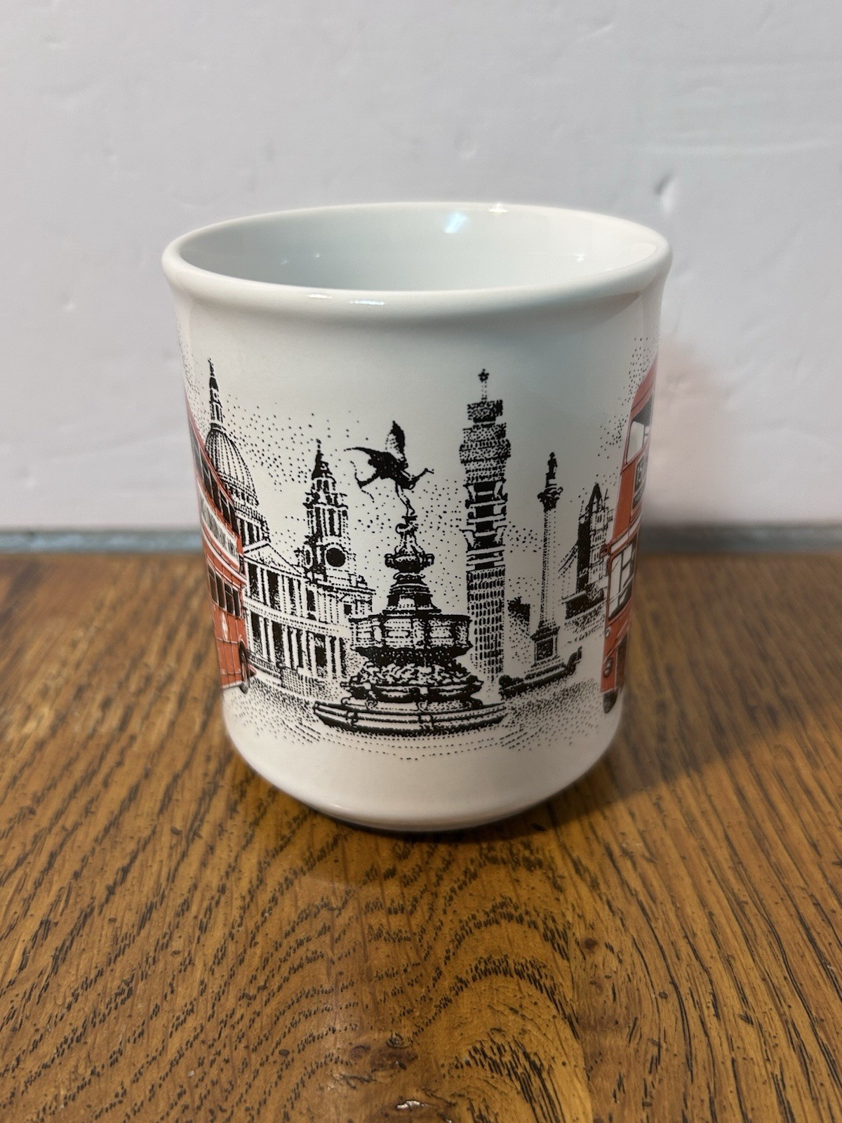 Vintage London Bus Coffee Mug Official Transport Souvenir Made In England Rare