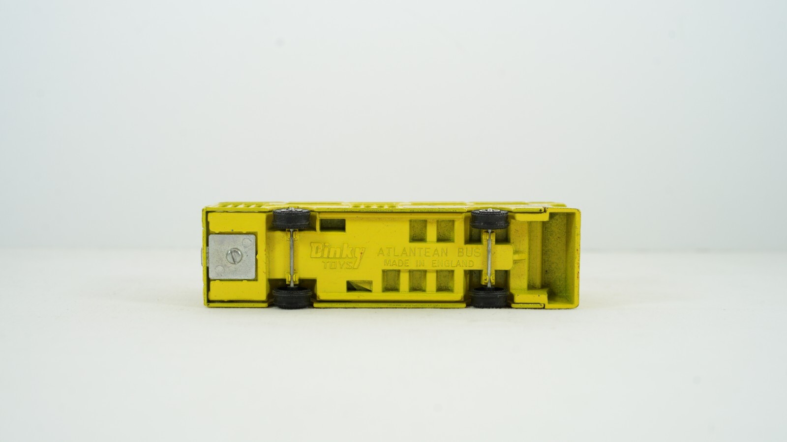 Dinky Toys 1/76 Diecast Atlantean Yellow Pages Double Deck Bus #295 No Box B59