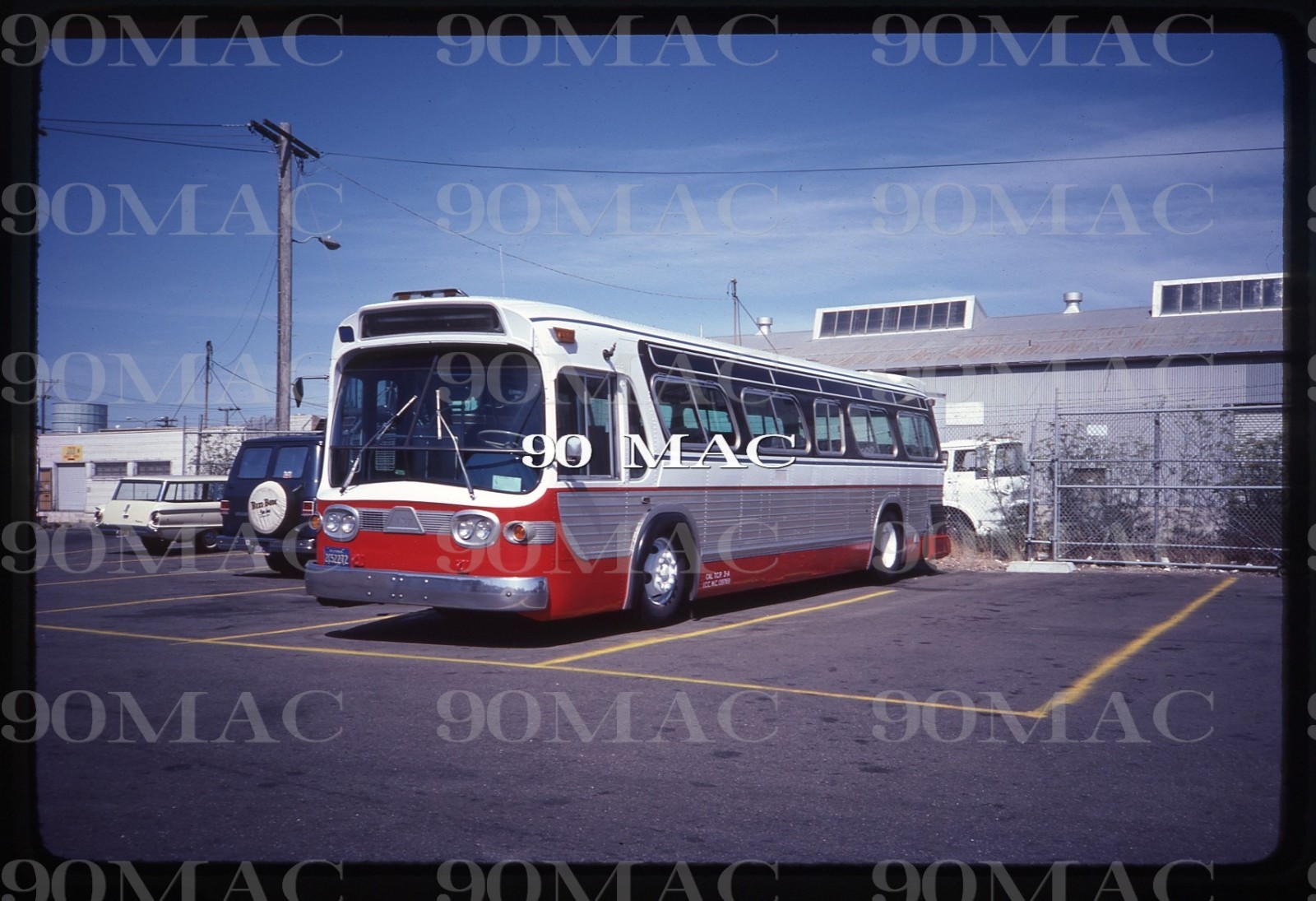FALCON CHARTER. GM COACH BUS. San Francisco (CA). Original Slide 1982. ACT!