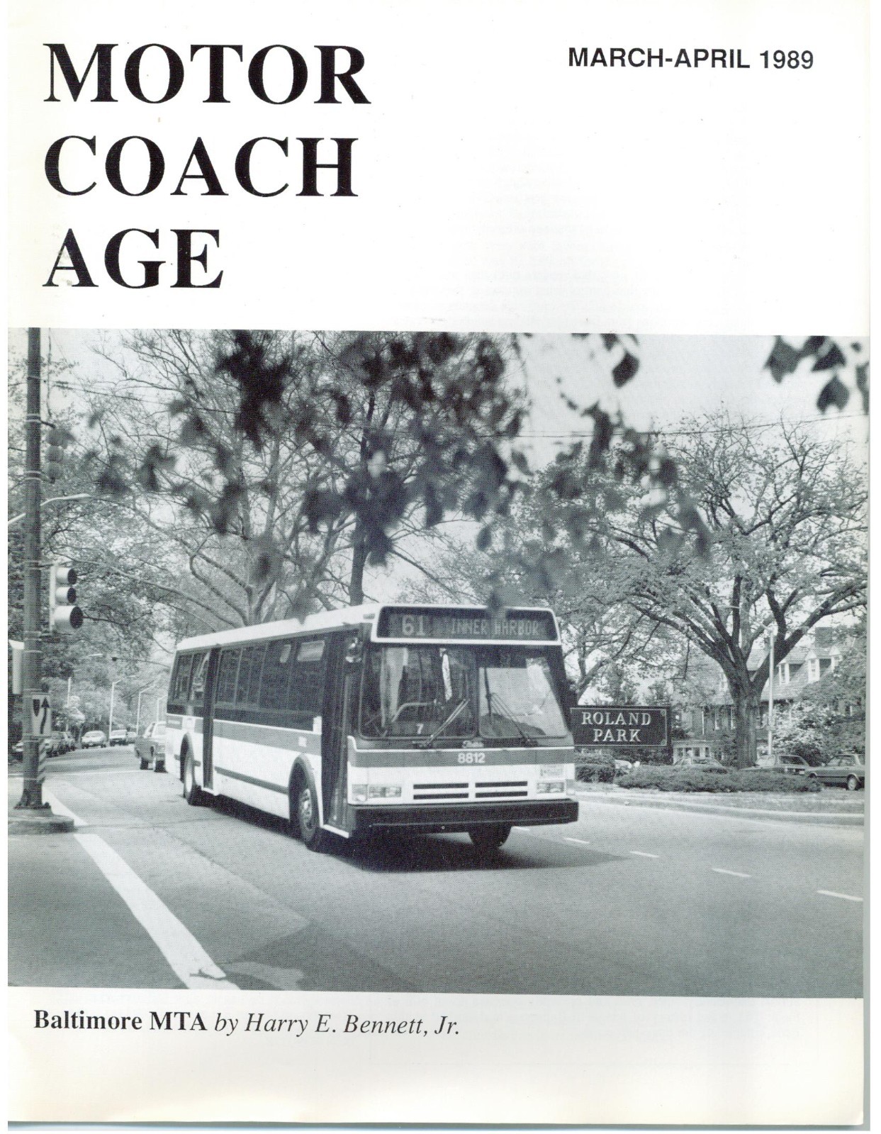 Baltimore Mass Transit Administration (MTA) Bus Line History, Motor Coach Age
