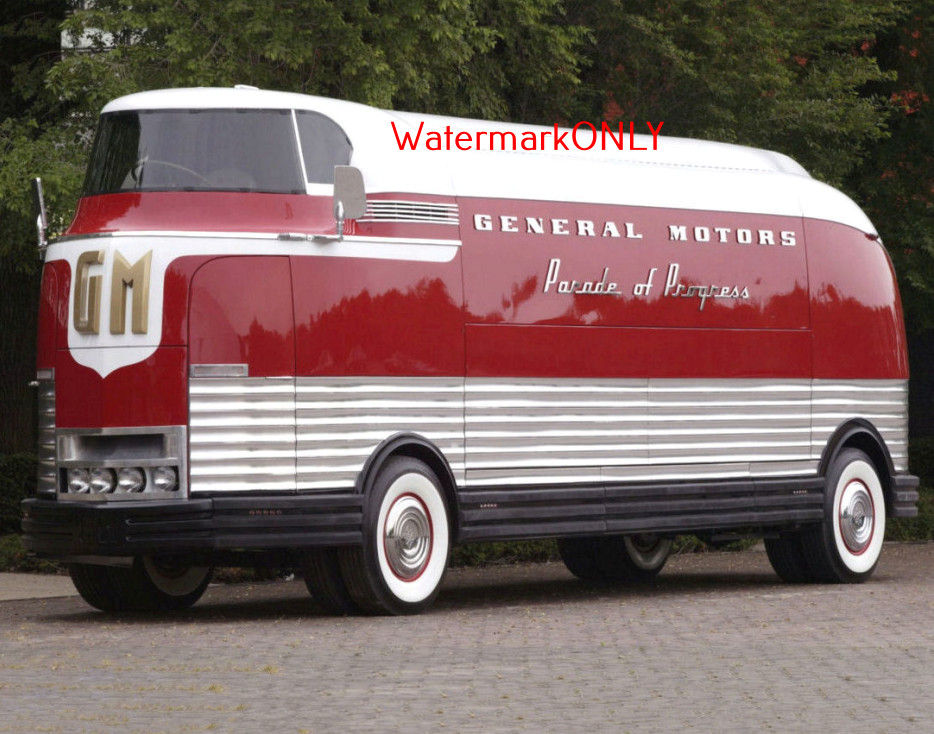 1950’s GM “Future Liner” “Parade of Progress” Custom Concept Bus PHOTO! #(9)