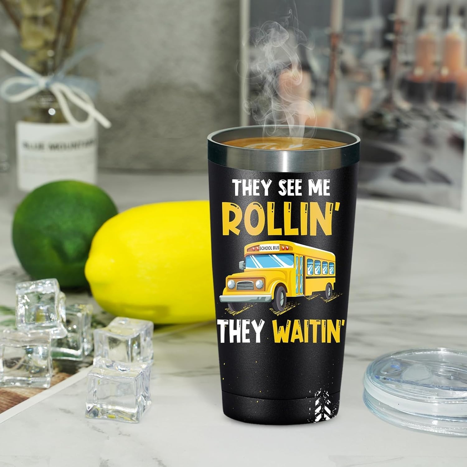 20oz Insulated Stainless Steel Tumbler for Bus Drivers – Ideal Gift