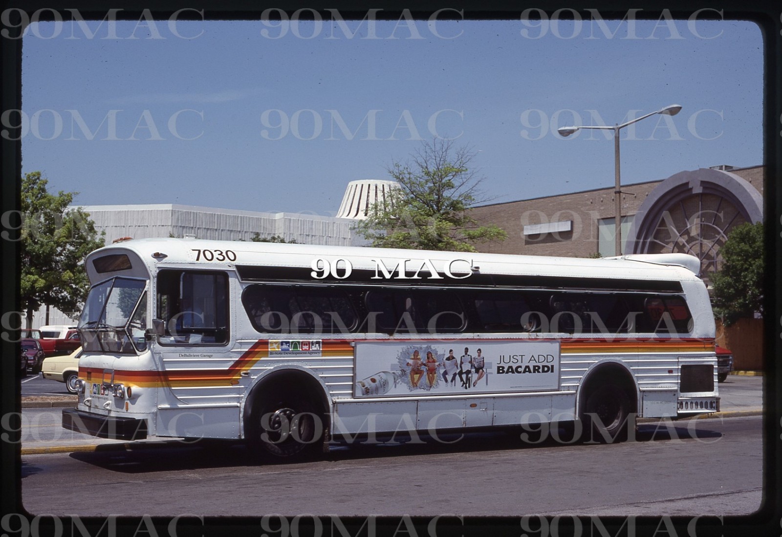 BI-STATE. FLXIBLE BUS #7030. St. Louis (MO). Original Slide 1993.