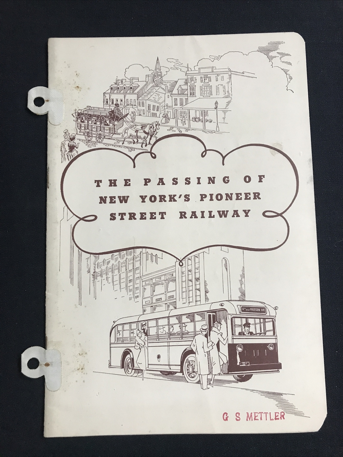 Madison Avenue Coach co advertising brochure￼￼ 1935 NY￼ Green Lines