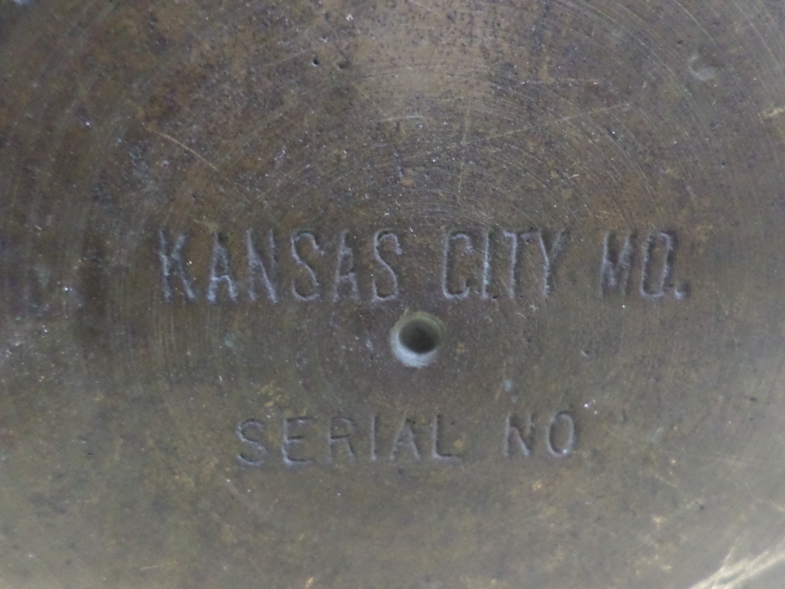 Vintage Diamond Mfg Brass Fare Box Money Vault Cylindrical 9″ X 4-3/4″ #85