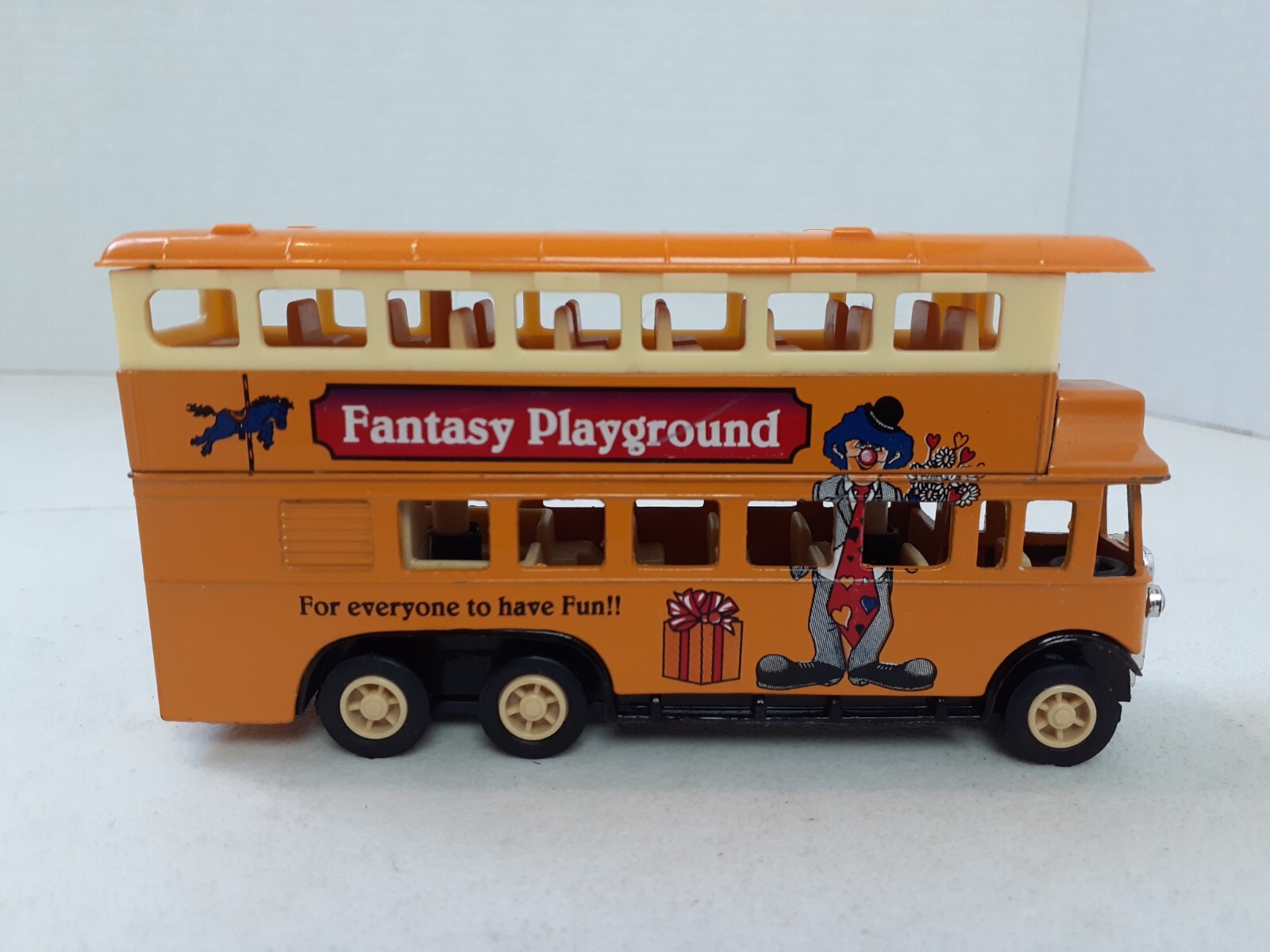 Fantasy Playground Double Decker Bus Diecast 10 London 5″ Long SS 5854 China 824