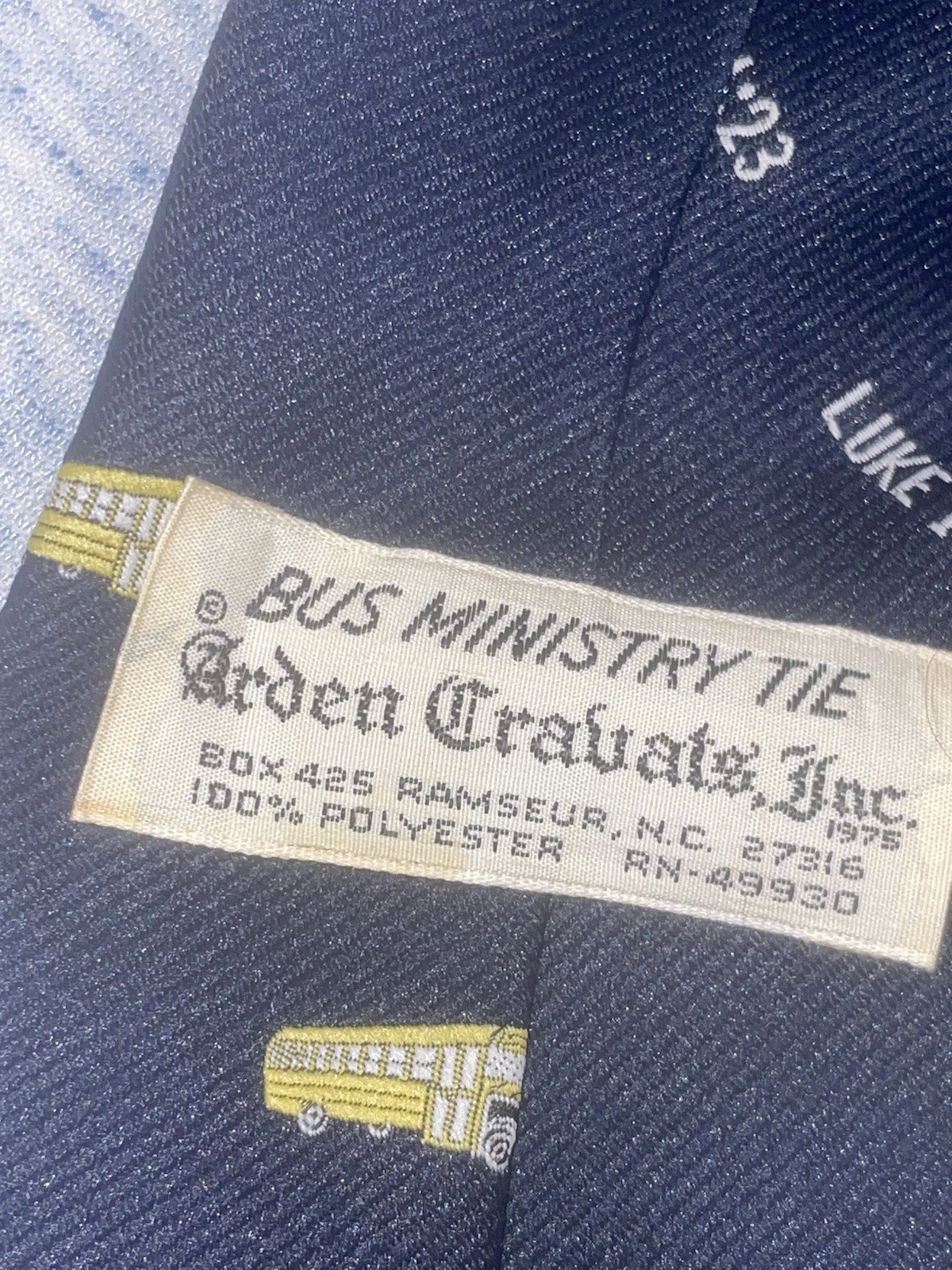 Antique Vintage School Bus Ministry Arden Cravats North Carolina Tie ❤️blt15m23