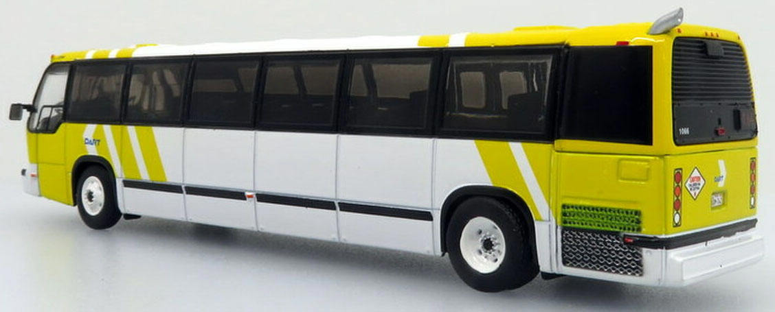 Lot Of 3 Iconic Replica Buses 1/87 Scale-RTS Dart, Eagle 10 Corp,Flxible Miami