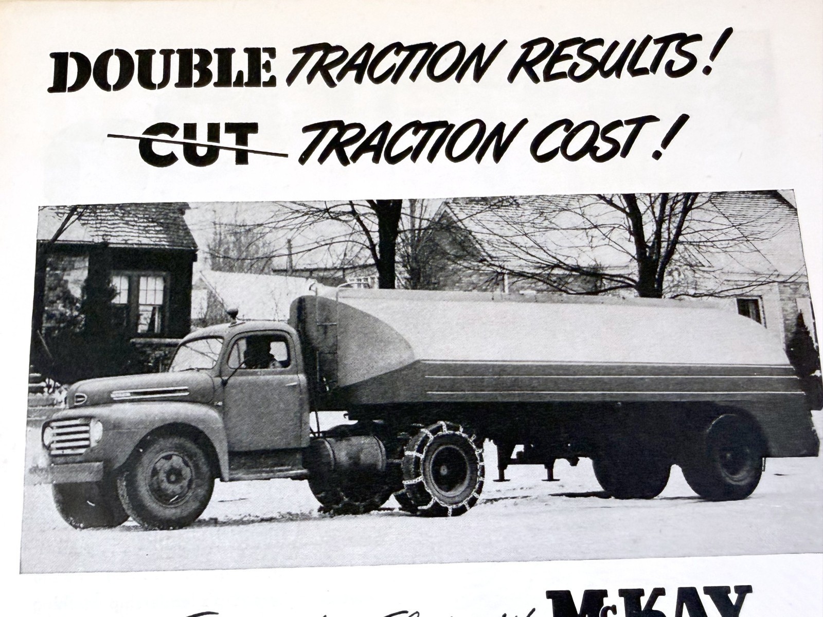 vtg BUS print ad full spreads parts