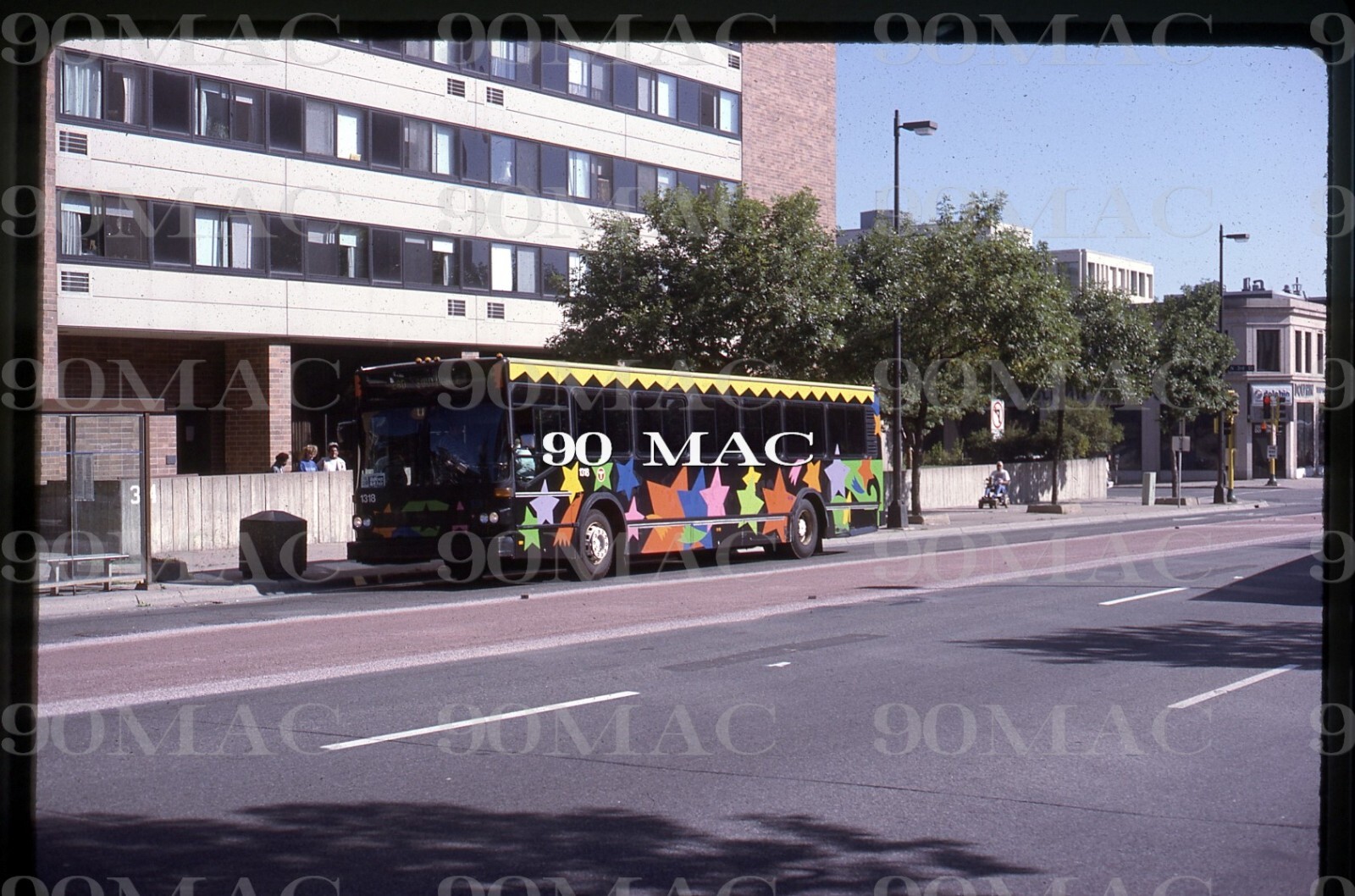 MTC. M.A.N BUS #1318. Minneapolis (MN). Original Slide 1994.