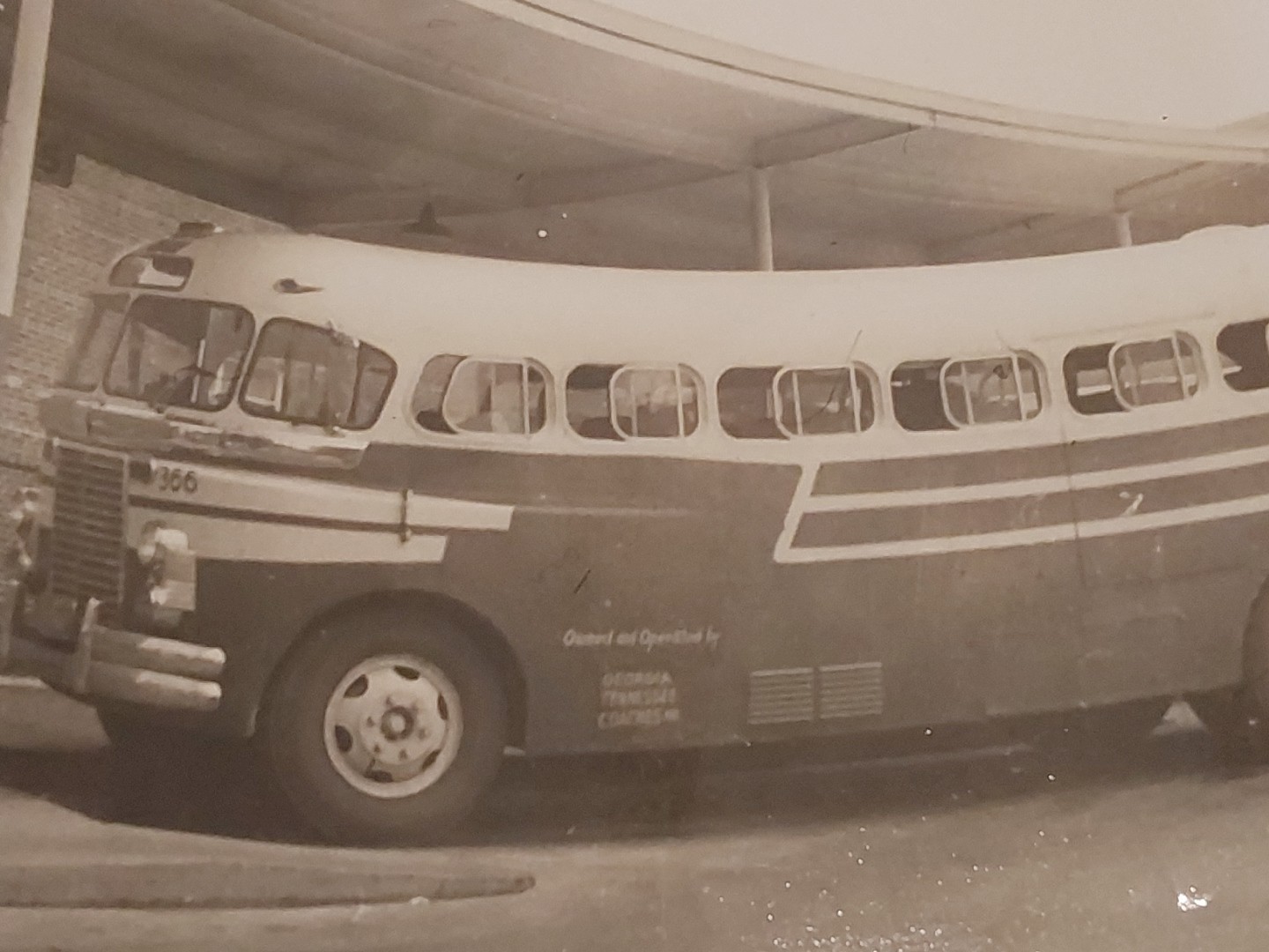Georgia Tennessee Coaches Inc 1950s Bus Photo Transportation Chattanooga TN