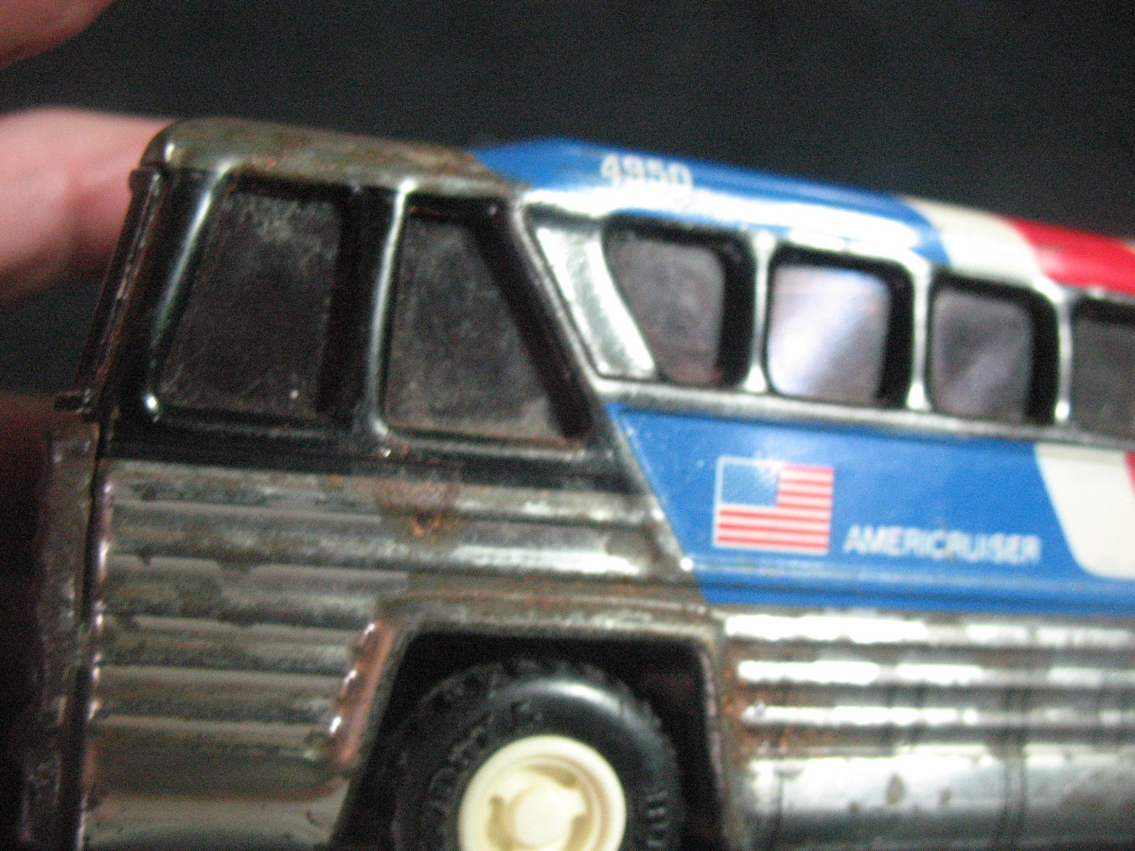 1979 Buddy L Greyhound Bus Americruiser 4950 Tin Toy Japan