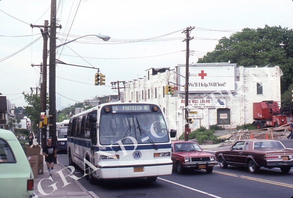 ORIGINAL 1985 NYCTA NEW YORK CITY BUS SLIDE GMC RTS4 #3790 STATEN ISLAND NY