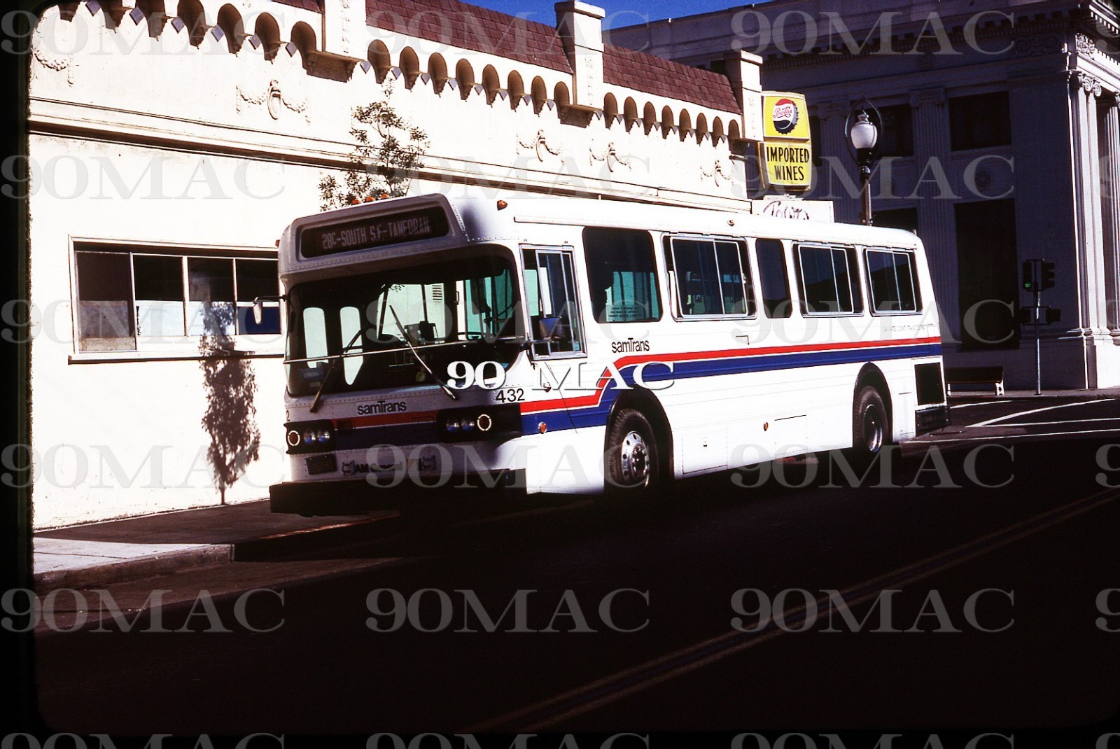 SAMTRANS. AM GENERAL BUS #432. San Francisco (CA). Original Slide 1978.