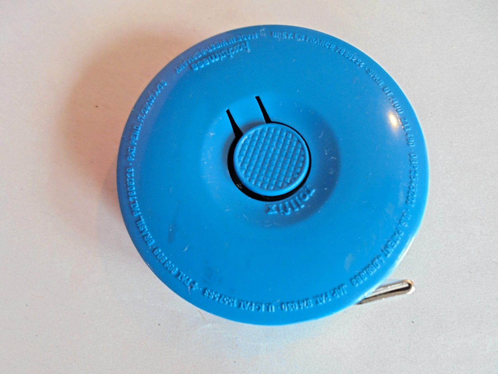 Vtg Greyhound Bus Package Express Advertising Tape Measure Made in West Germany
