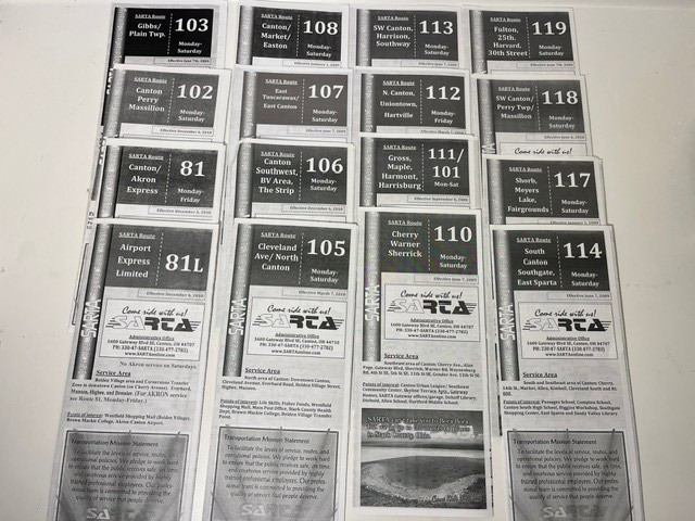 SARTA – Stark Area Regional Transit Authority 2009-2010 Maps & Schedules