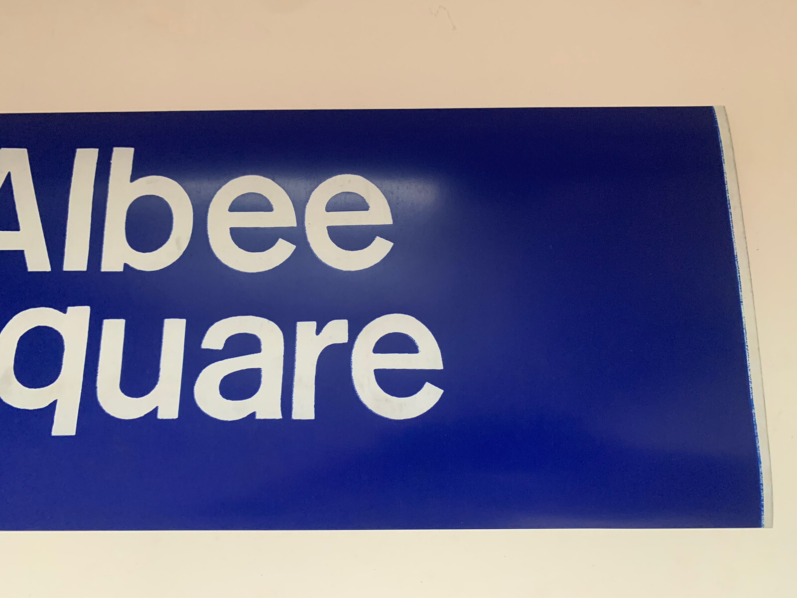 NY NYC BUS ROLL SIGN 1974 FRESH POND DEPO ALBEE SQUARE FULTON MALL BROOKLYN
