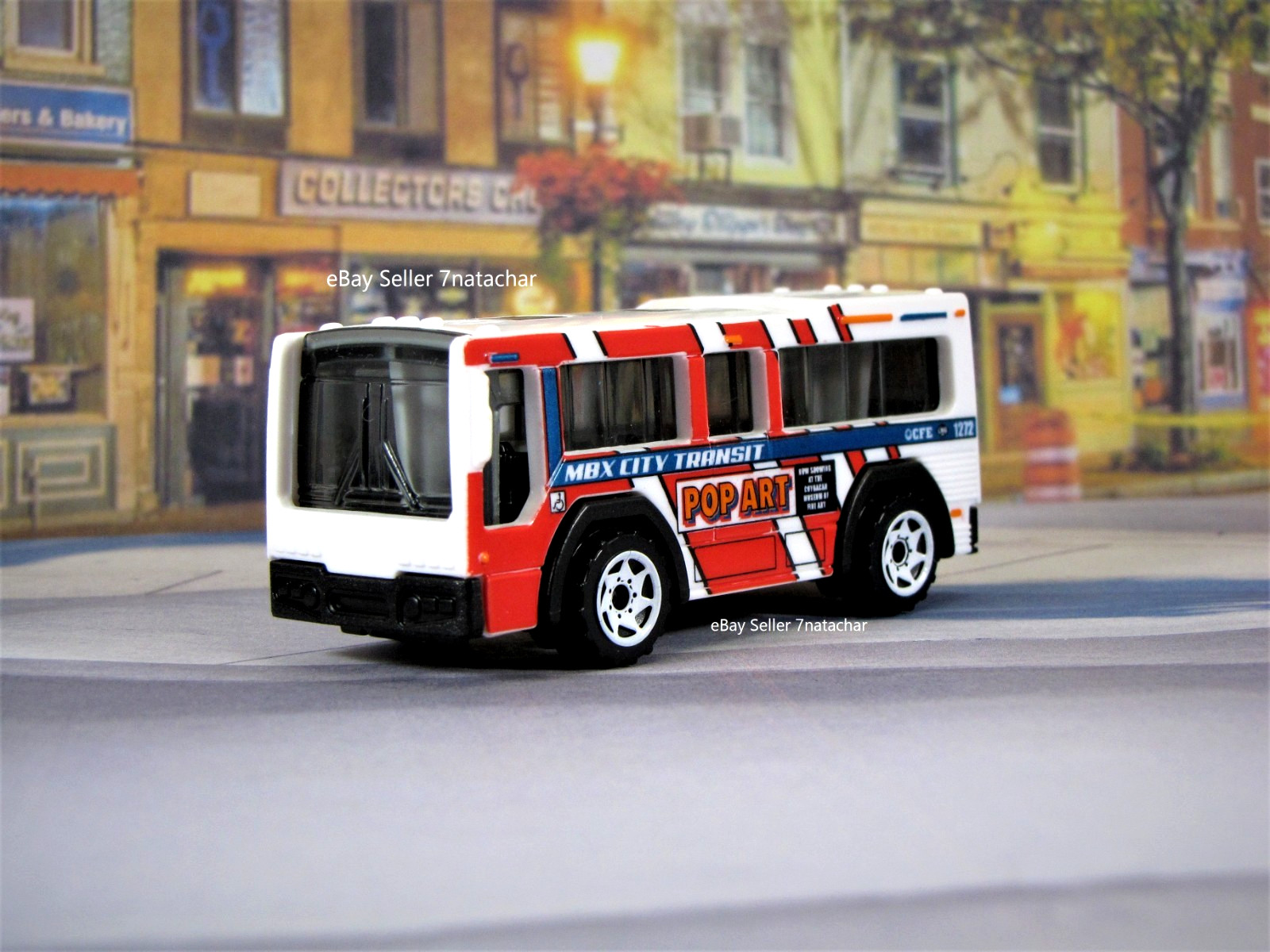 City Bus Public Transport Municipality Town County Pop Art Model Urban AA