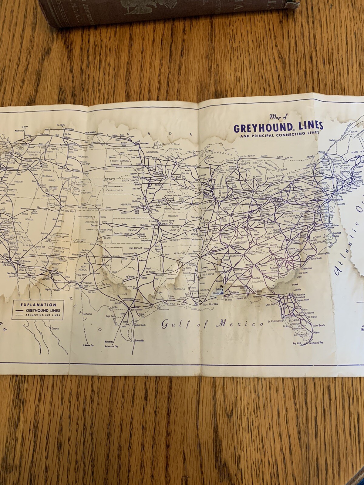 1958 Southwestern Greyhound Bus Time Tables Brochure Chart Map