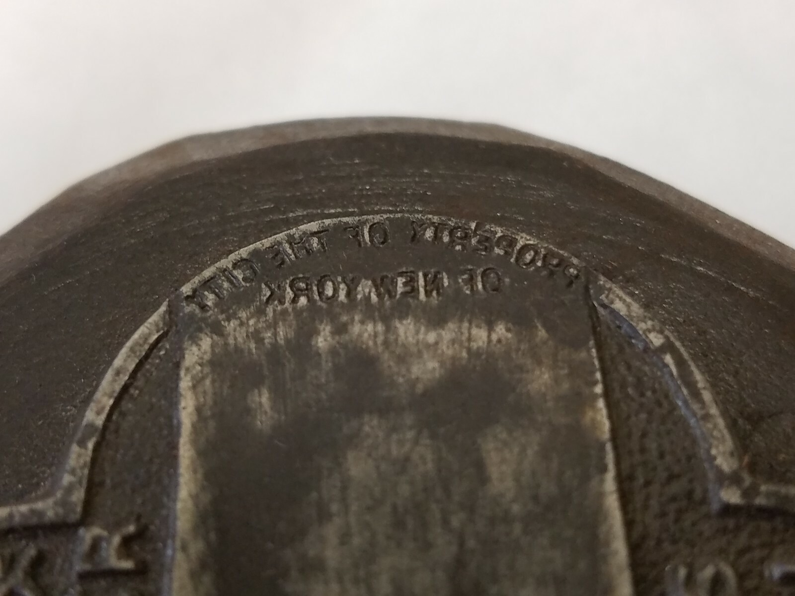 RARE 1927 New York Taxi Cab Taxicab Badge Die