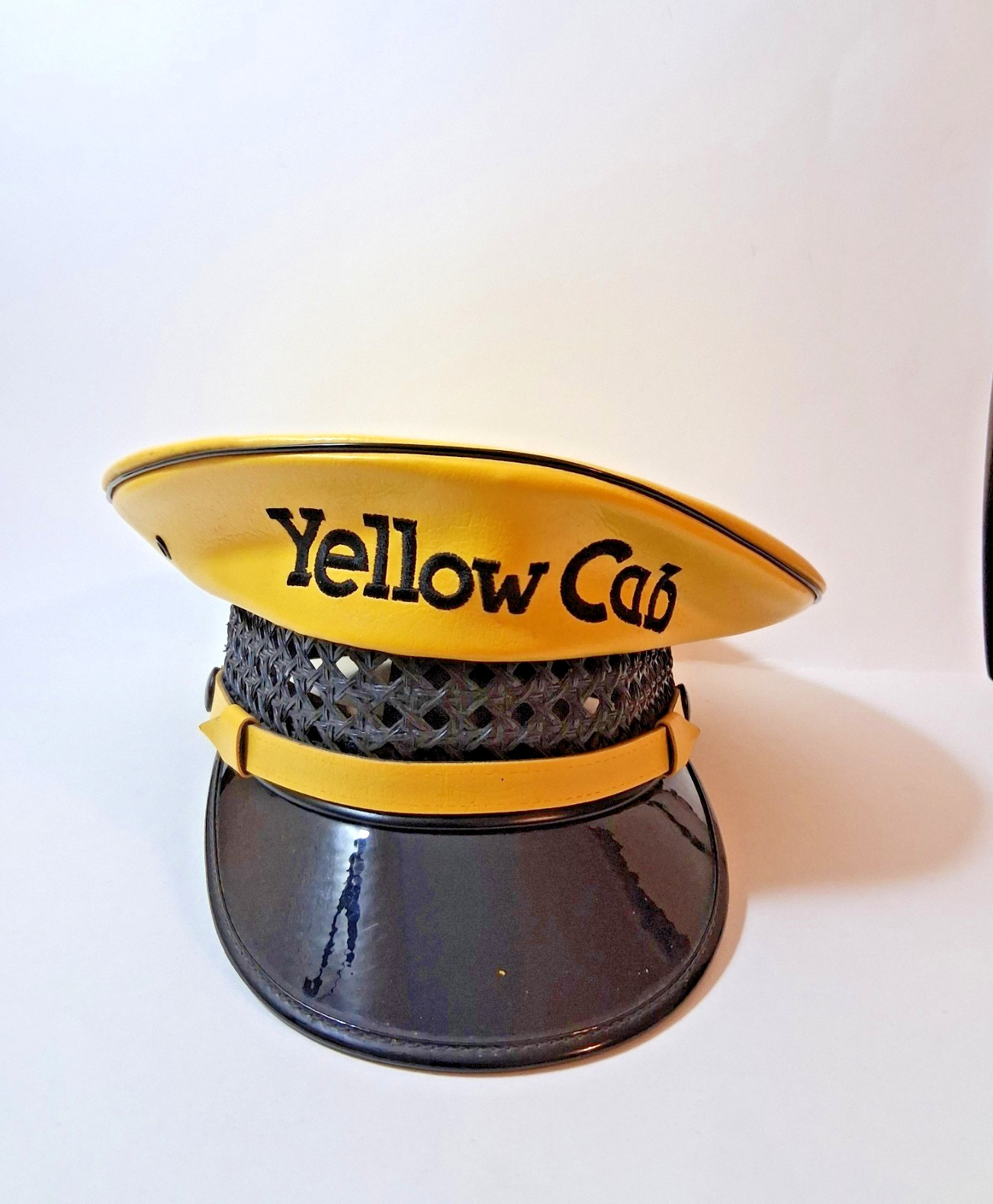 VTG 1940s-50s YELLOW CAB CO. DRIVER HAT – LANCASTER BRAND LOS ANGELES Size 6 7/8