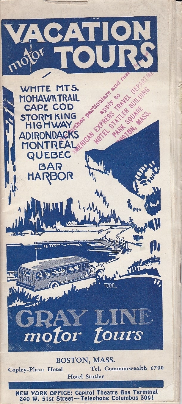Vacation Motor Tours Gray Line Motor Tours Boston New York Cape Cod Bar Harbor
