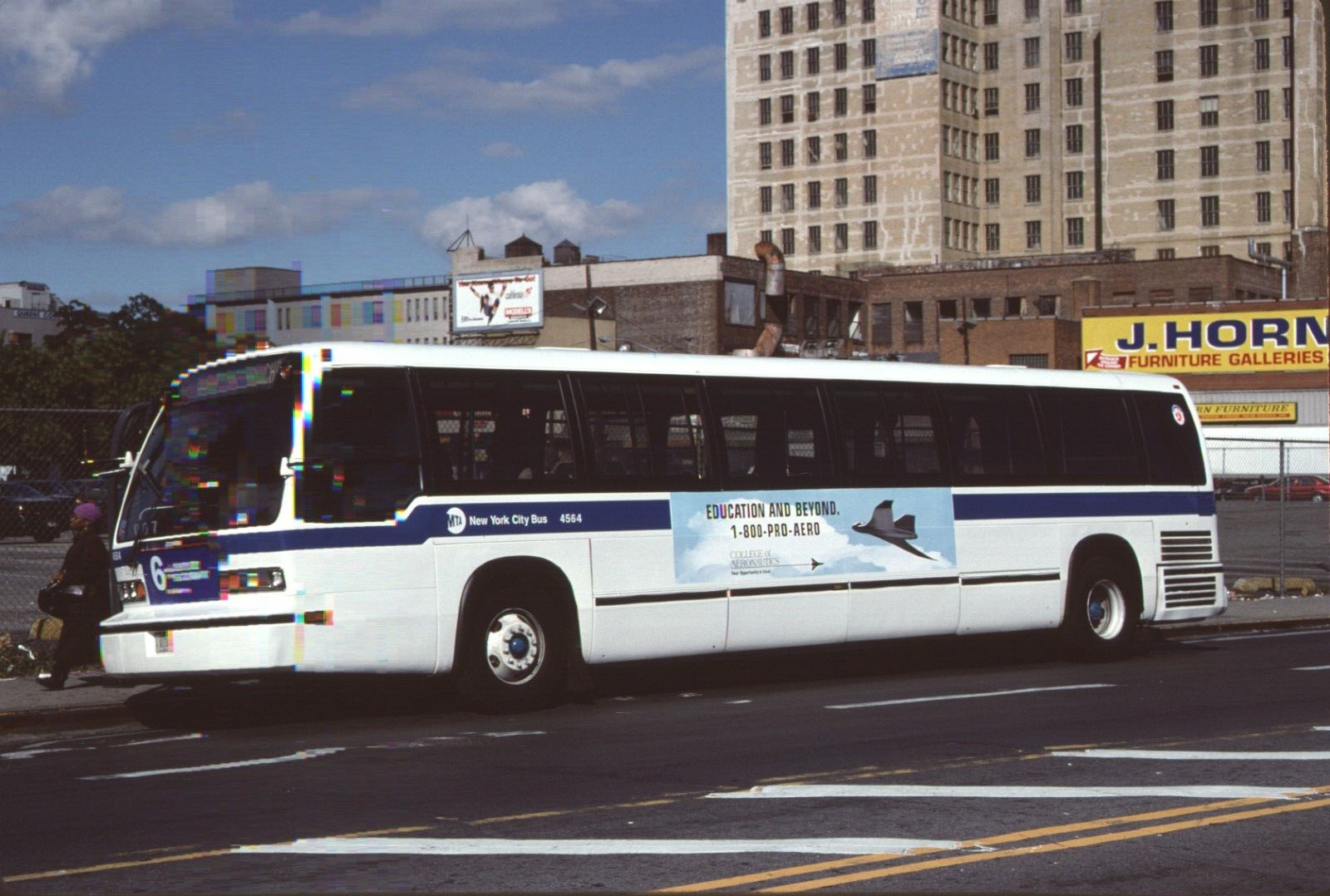 New York City Transit GM RTS Bus Original Kodachrome Kodak processed Slide