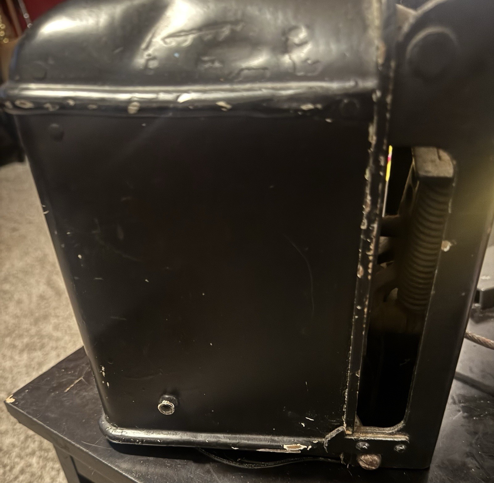 Vtg International Register Co. Streetcar Trolley Fare Counter Meter Box Nj