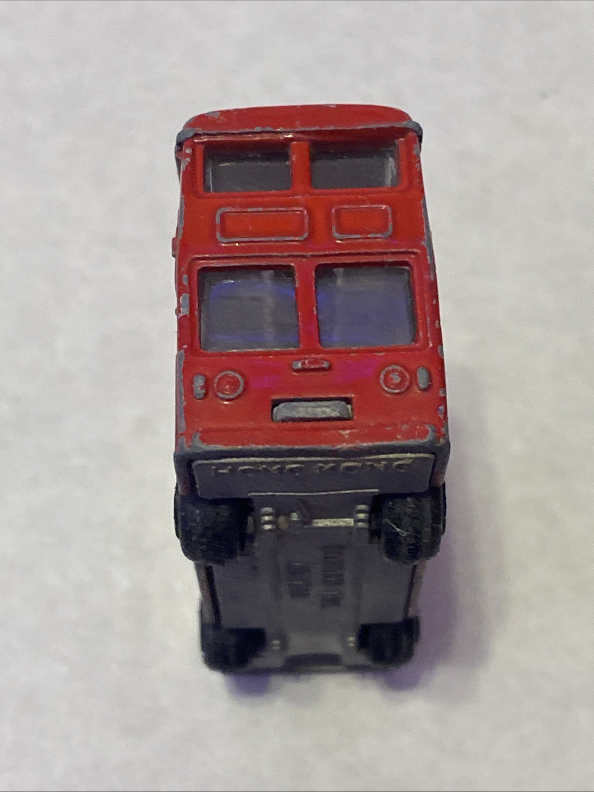 London Bus No. 1 Diecast Red Double Decker Bus Hong Kong #1003 Red