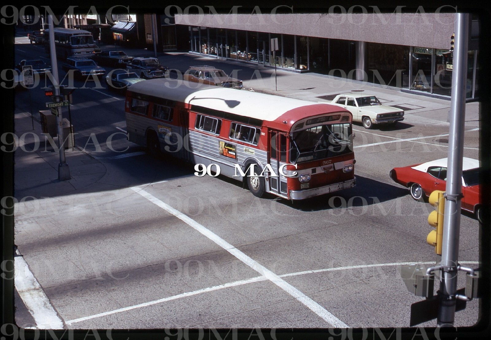 DENVER RTD. FLXIBLE BUS #567. Denver (CO). Original Slide 1972.