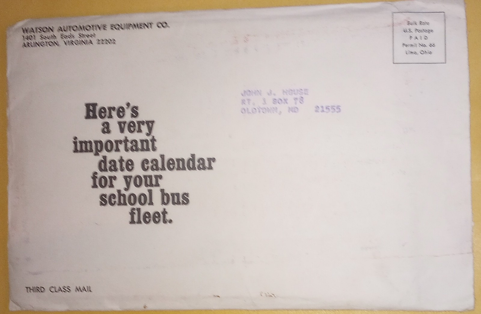 1969 NOS Superior School Bus Maintenance Calendar Walk With Me!!