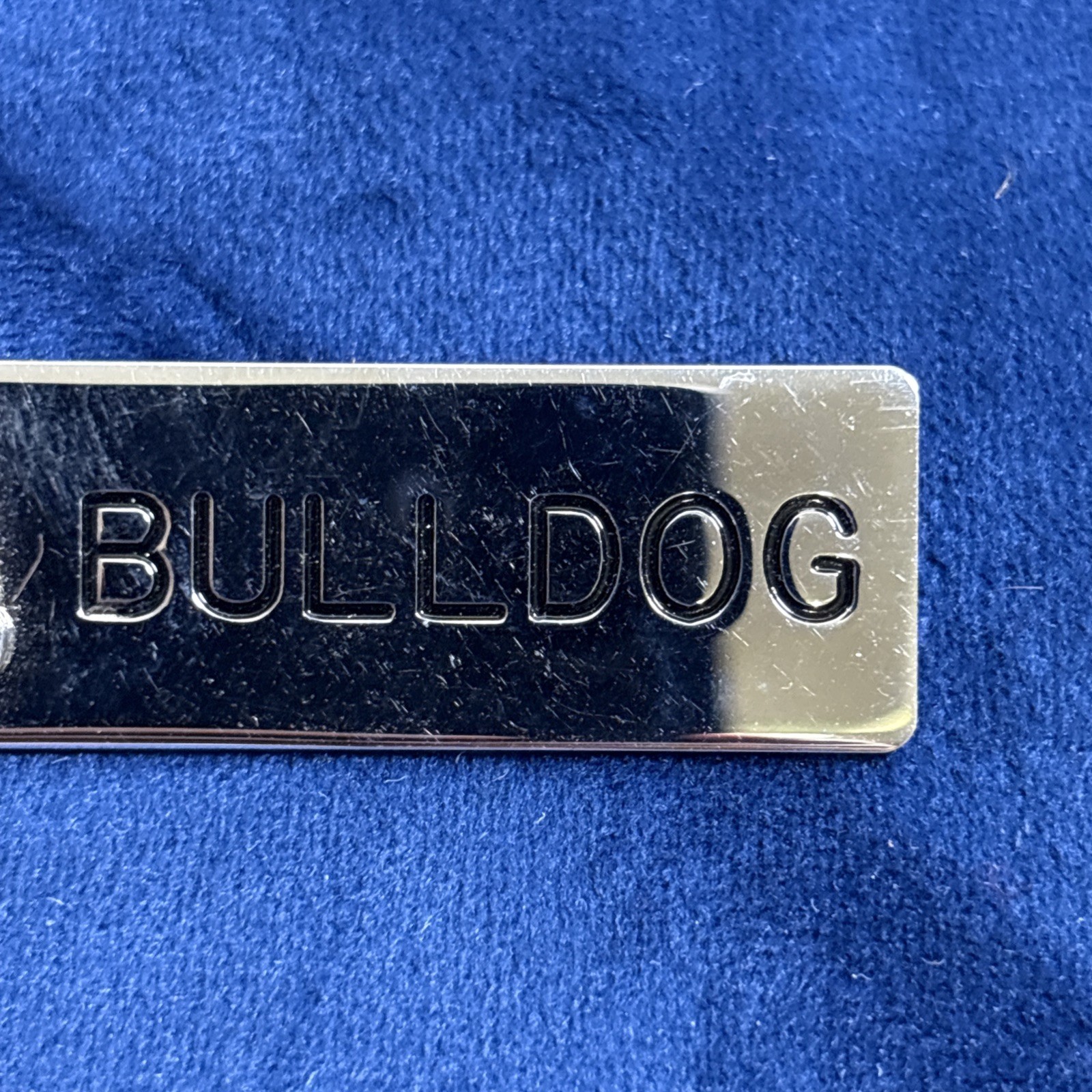 Bus Service Bulldog Name Badge Lapel Pin Driver Metal MSU Mississippi State Dogs