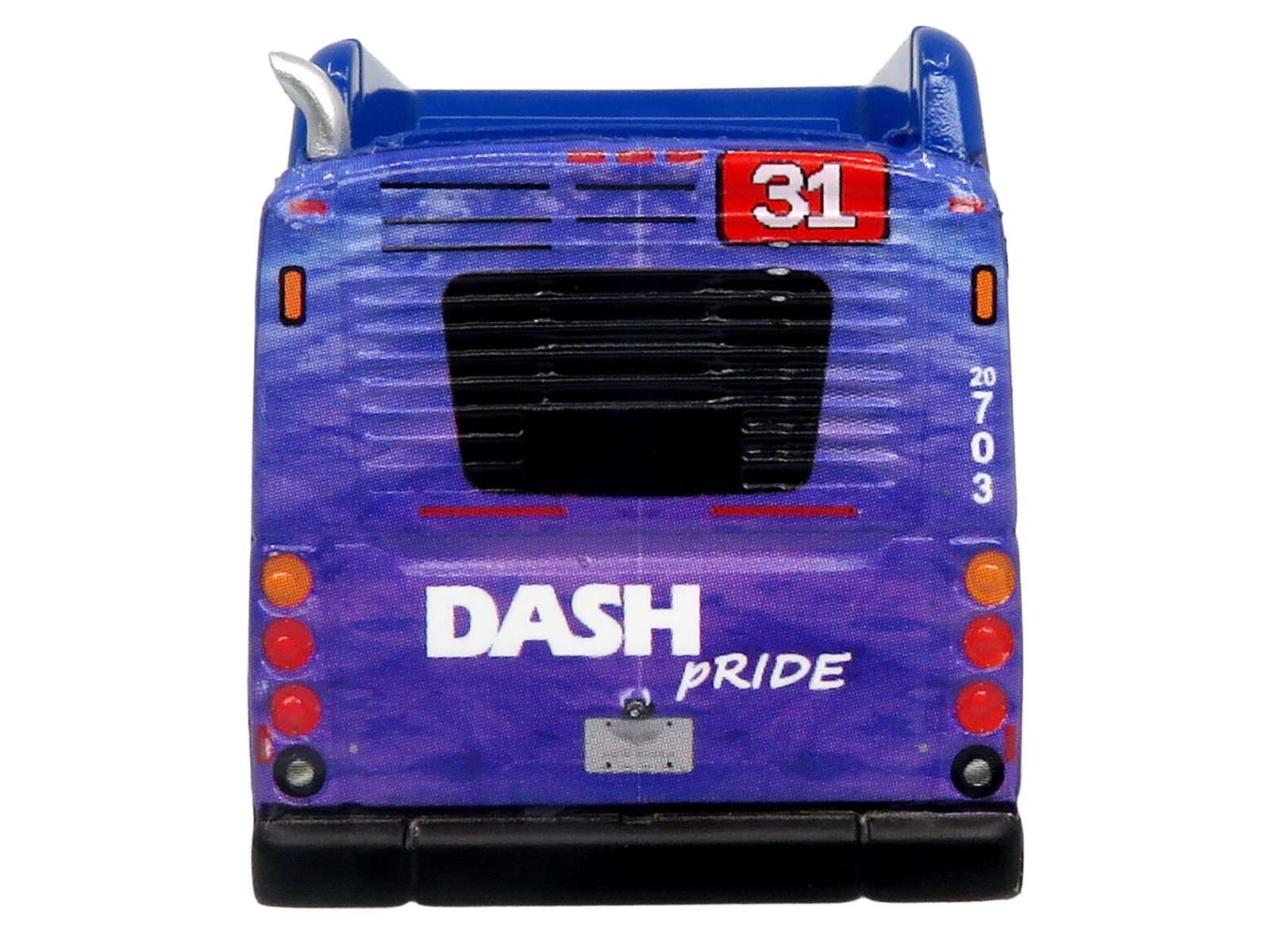 New Flyer Xcelsior XN40 Transit Bus Blue 1/87 DASH Pride Livery Limited Edition
