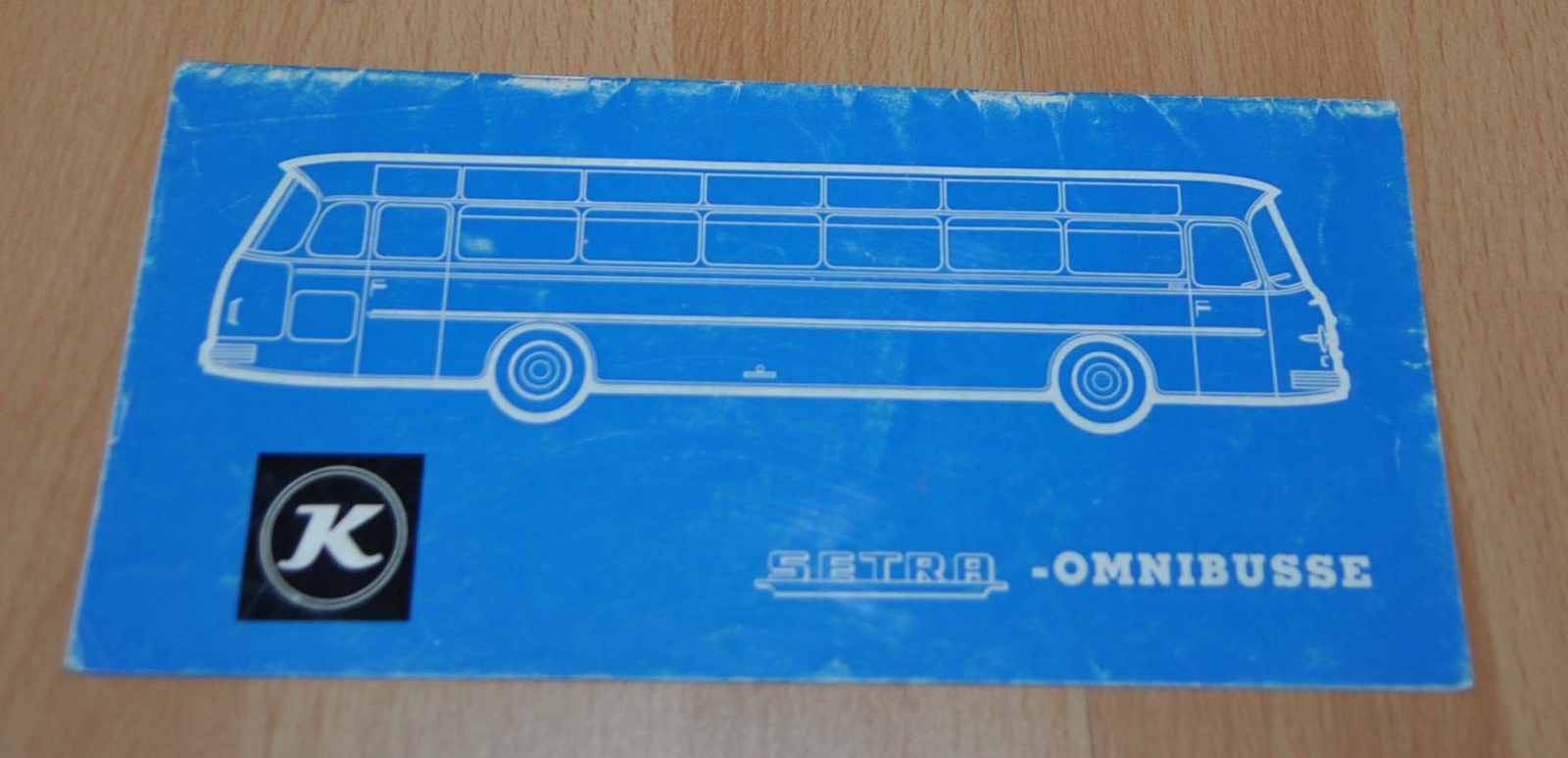 1962 Setra Range Bus Coach Kassbohrer Brochure Prospekt Continental Trailways